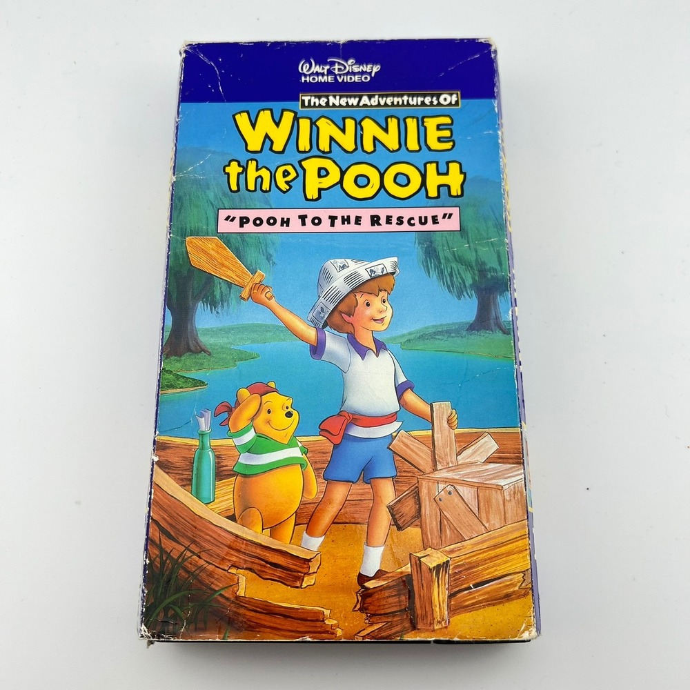 Winnie the Pooh‎ Pooh to the Rescue VHS 1994 Disney Home Video Tested Works